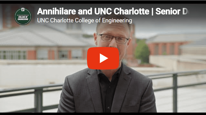Youtube graphic for Annihilare and UNC Charlotte