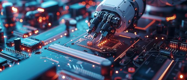 AI generated image of a computer board