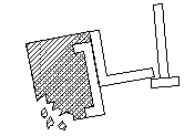 Graphic illustration of lifting rods