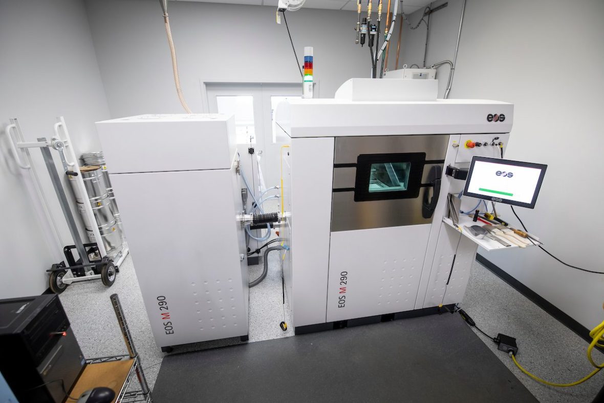 The EOSINT M290 is an advanced industrial metal 3D printer