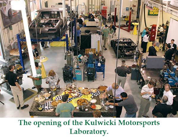 The opening of the Motorsports lab