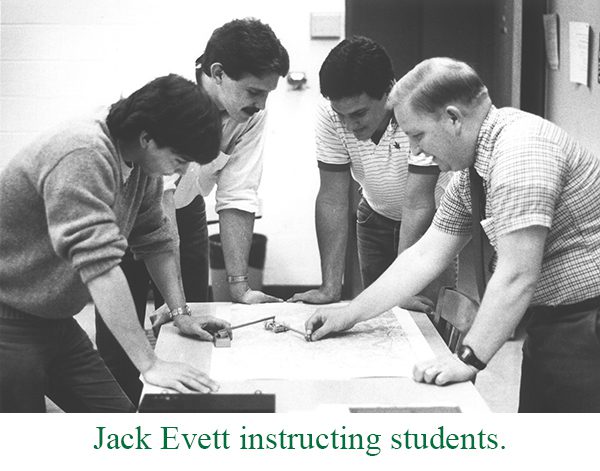 Jack Evett Instructing students