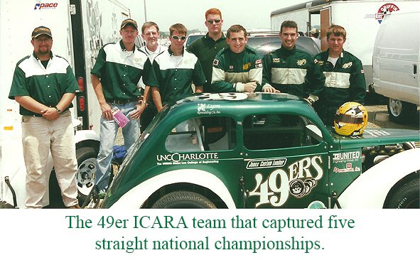 49er ICARA Team that captured 5 straight national championships