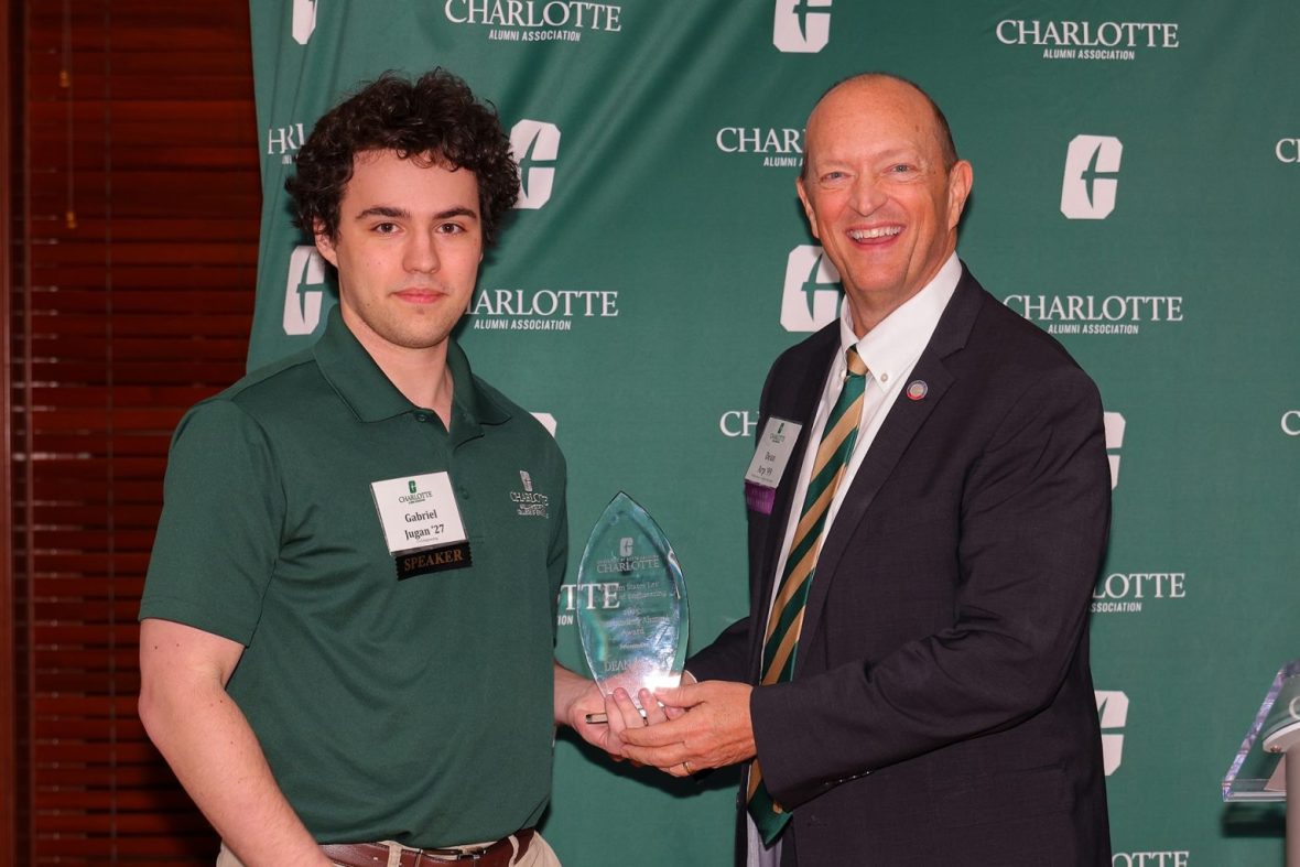 Dean Arp is recognized as an outstanding alum for his accomplishments that help elevate UNC Charlotte’s reputation. 
