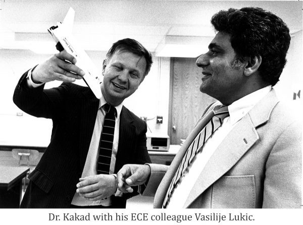 Dr. Kakad with his ECE colleague Visilije Lukic