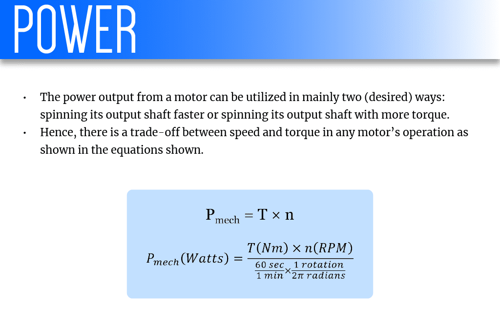 graphic representation for equations that represent power