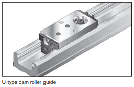 U-type runner block: U-type runner blocks run in a U-shaped rail with running tracks on the inside of the “U”. Thanks to this geometry, the compact U-type runner block is protected by the guide rail. The benefit here is that users may be able to dispense with protective covers, if the application permits this. 