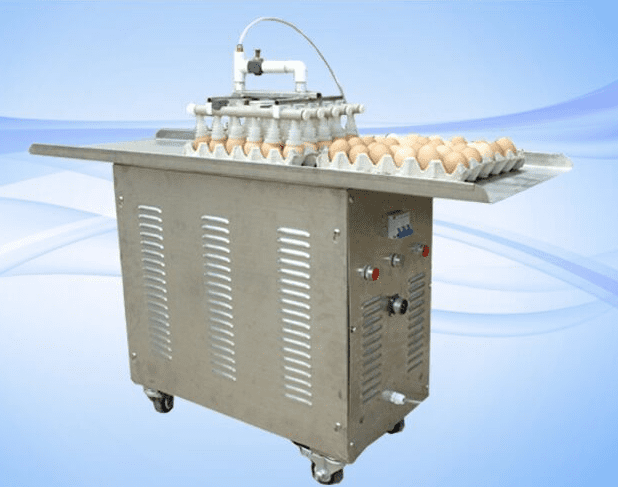 suction cups to transfer eggs without breaking them.