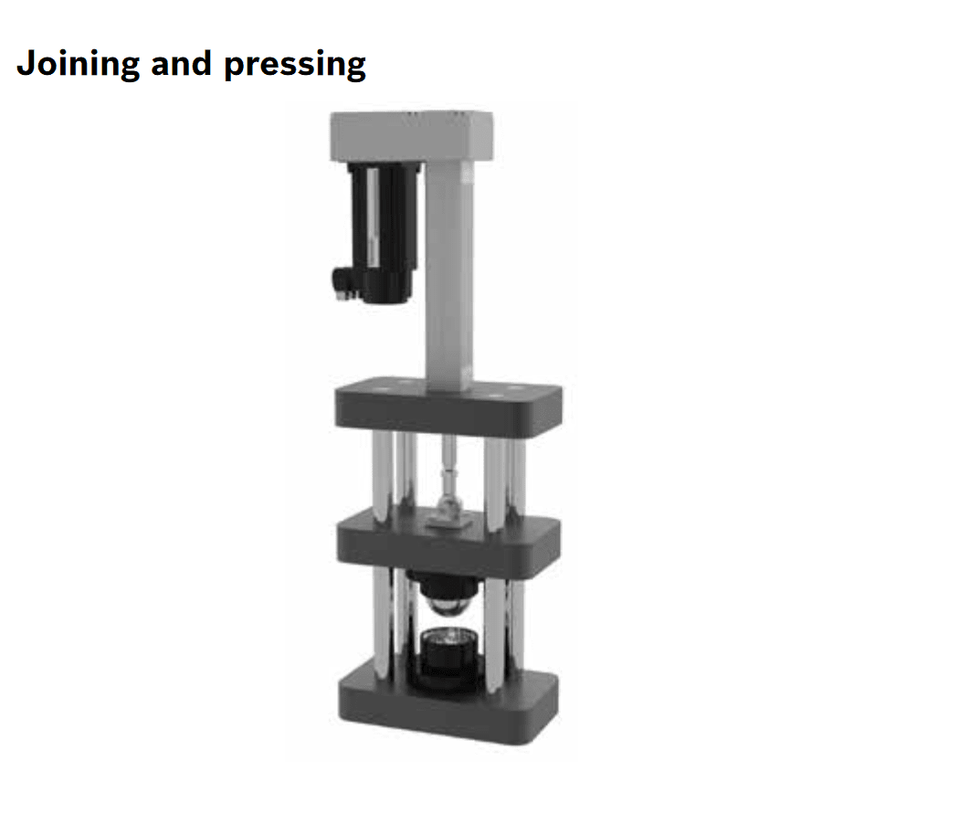Figure 1: Joining and pressing application of an EMC

