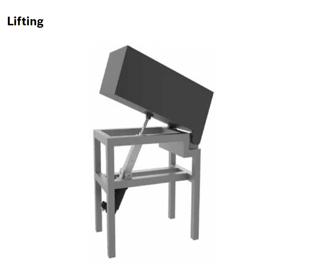 Lifting application of an EMC