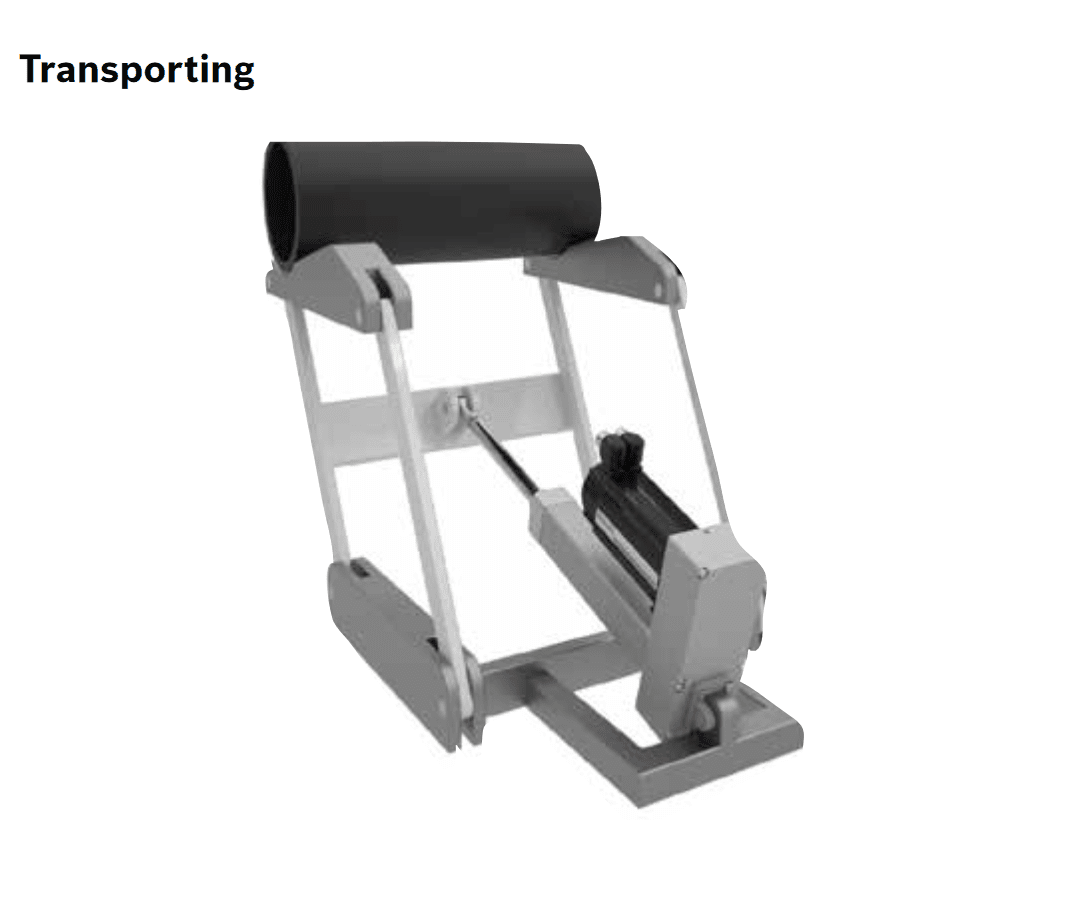 Transporting application of an EMC