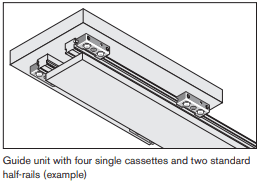 Single cassette and Double cassette: Both single and double cassettes offer many opportunities for building customized solutions quickly and effectively.