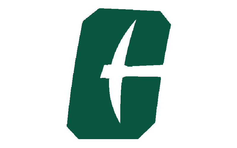 UNC Charlotte "C" green logo