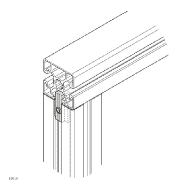 Anti-Torsion element Added opposite of a central bolt connection to increase torsion resistance.
