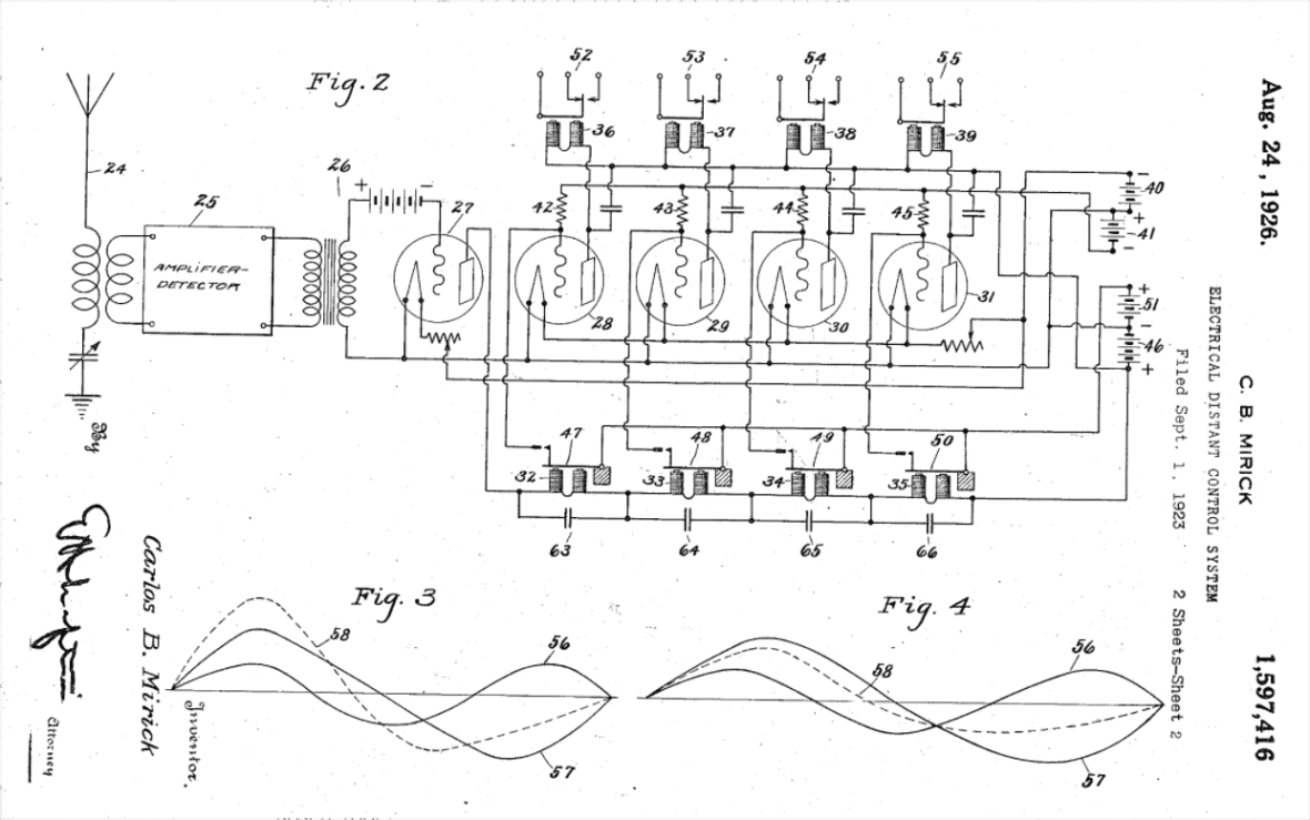 First electrical joystick patent